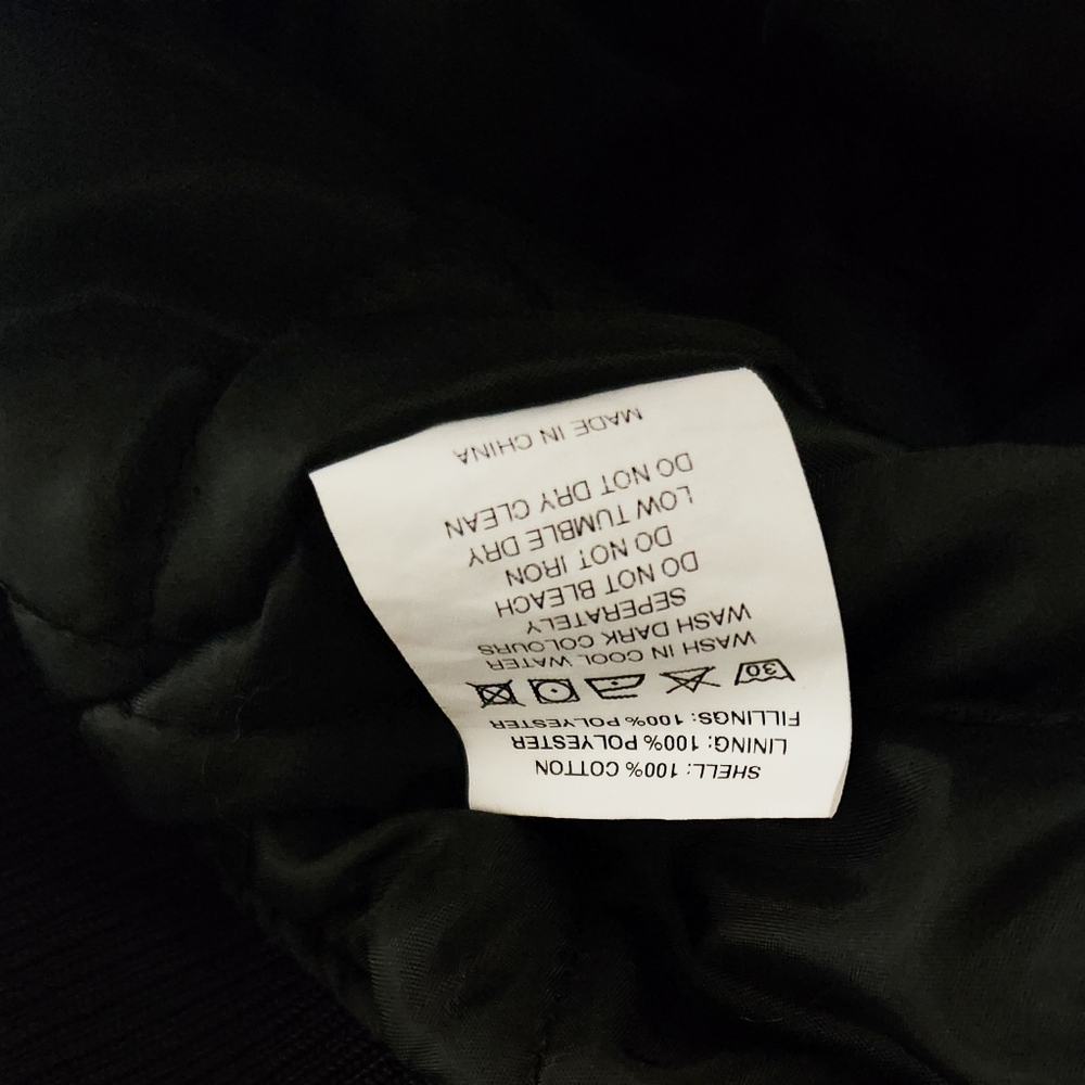 Sketchy Tank x Swallows & Daggers Varsity Jacket extremely Rare Exclusive Black - Picture 8 of 12